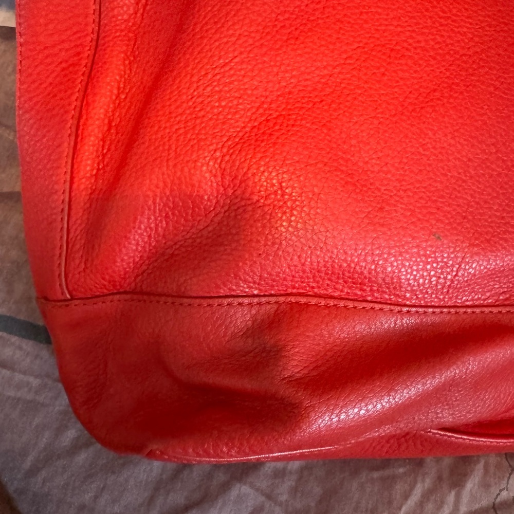 Tory Burch Red Leather Hobo Bag - Picture 12 of 15